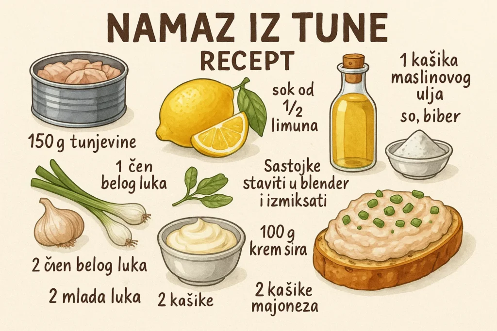 Namaz iz tune Recept Namaz iz tune Recept
